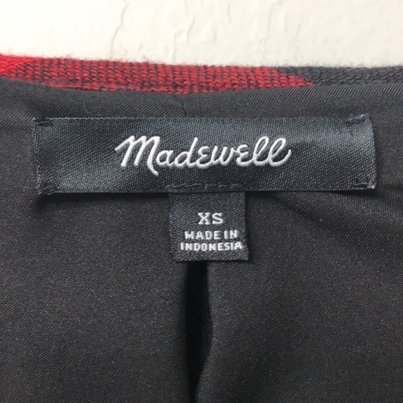 Madewell buffalo plaid dress size XS. - Picture 6 of 8